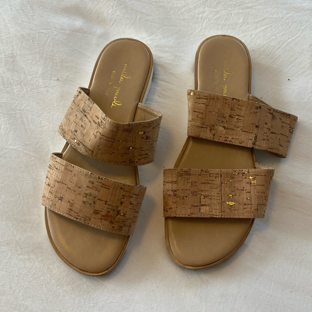 Cork Platform Sandals | Size 6.5